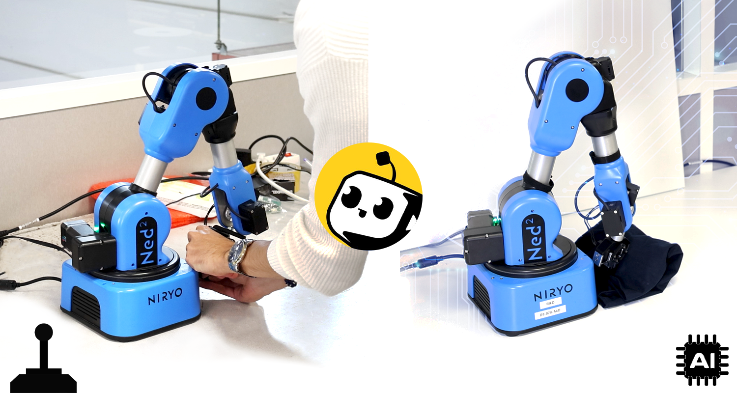 Introduction to Imitation Learning AI interfacing Niryo and LeRobot