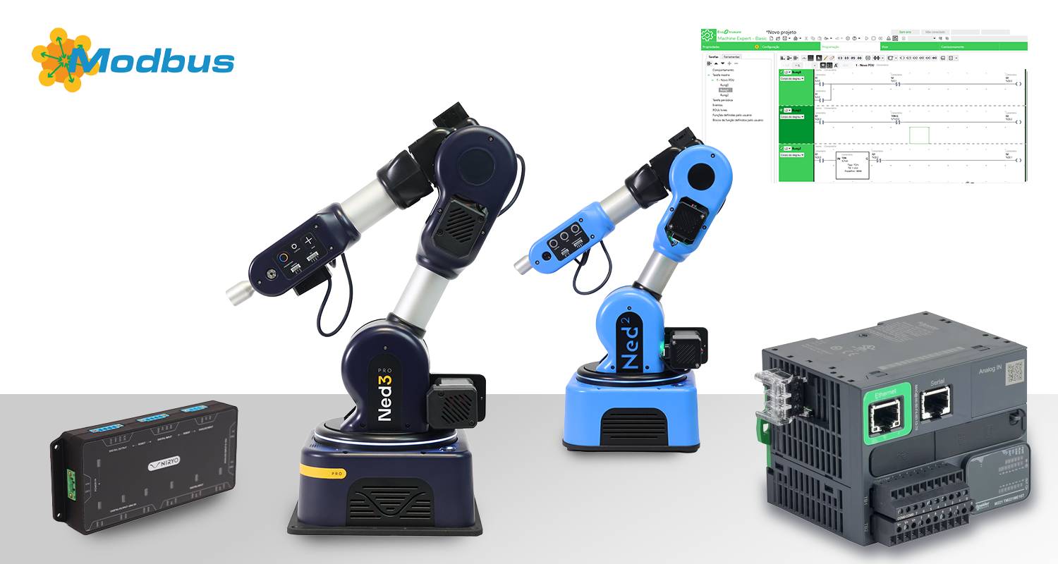 [Schneider] Controlling a Ned2/Ned3Pro with a Schneider PLC and Machine Expert Basic