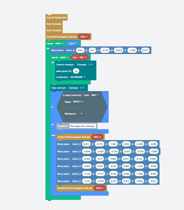 Projet multi robots: Code - Robot 1 | NiryoAcademy