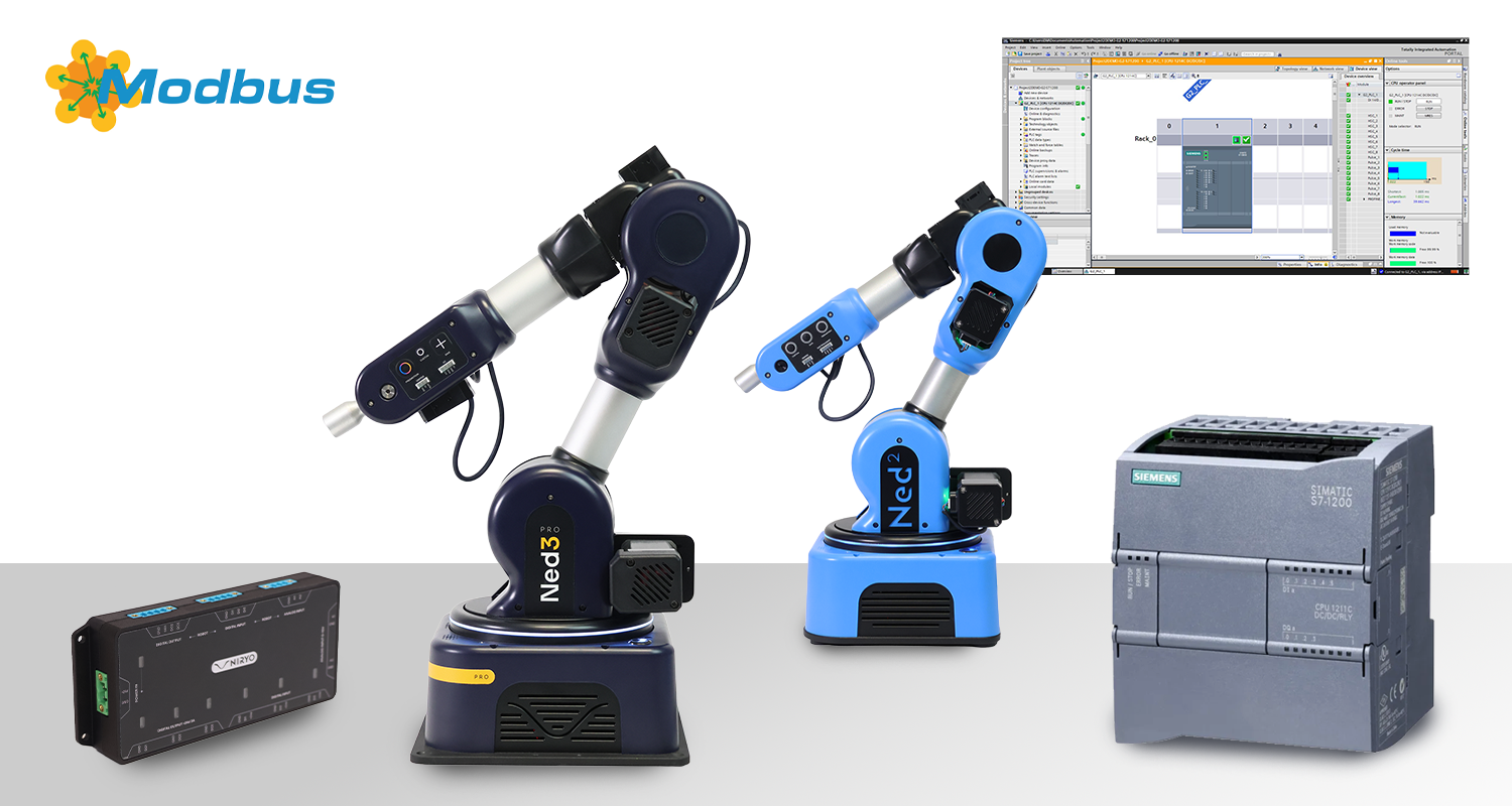 [SIEMENS] Controlling Ned2/Ned3Pro with a Siemens PLC and TIA PORTAL