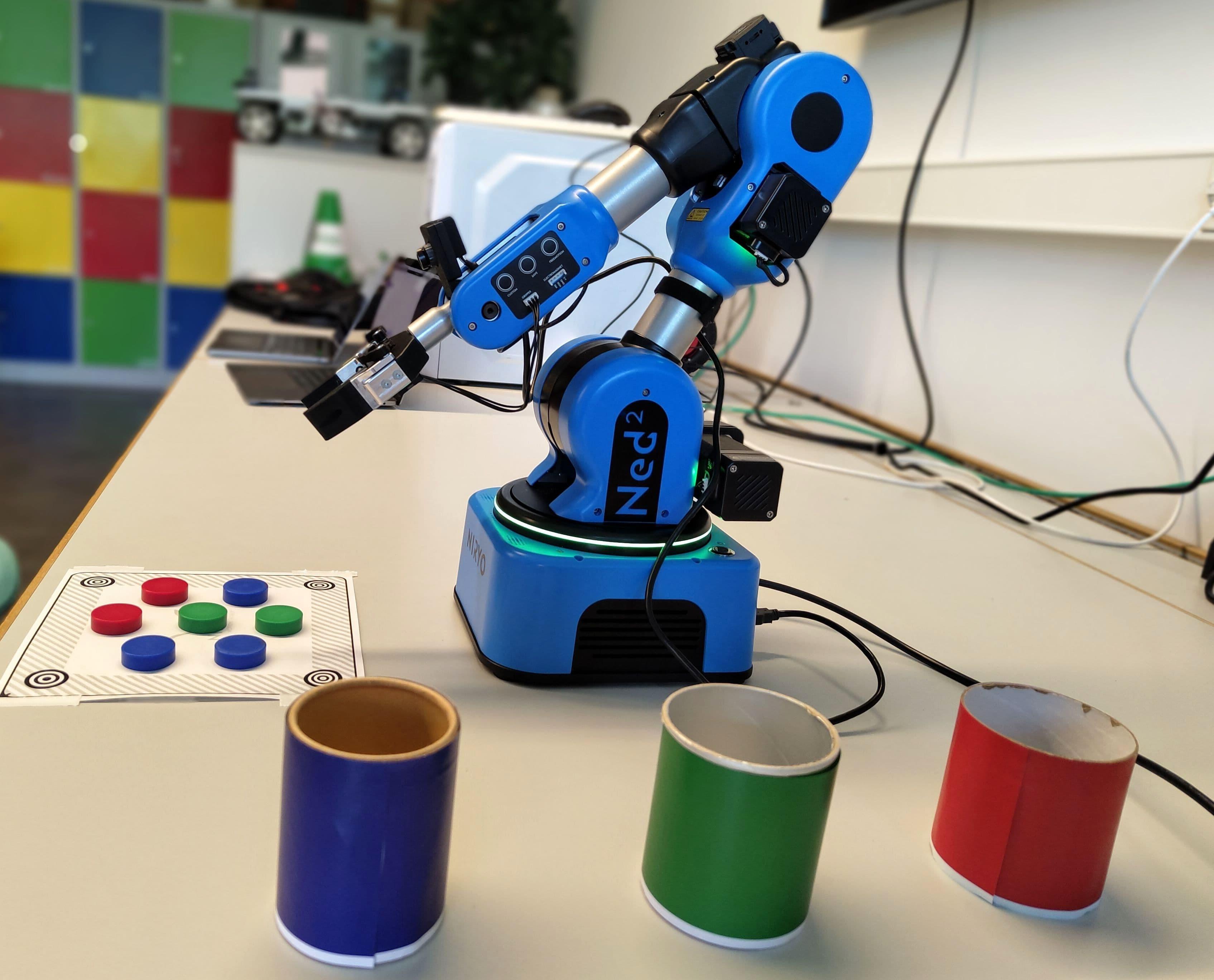 Niryo Ned2 robot Pick and place