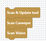 Scan tools on master robot