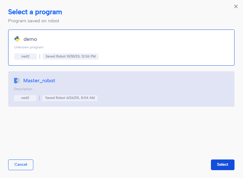 Using Blockly: Run the code | NiryoAcademy