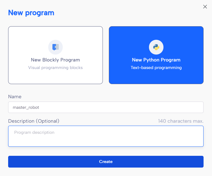 Using Python: Create the basics programs | NiryoAcademy